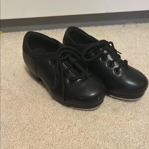 Kids Black tap shoes